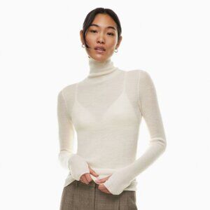 Aritzia Wilfred Archer Turtleneck extra-fine merino wool sweater